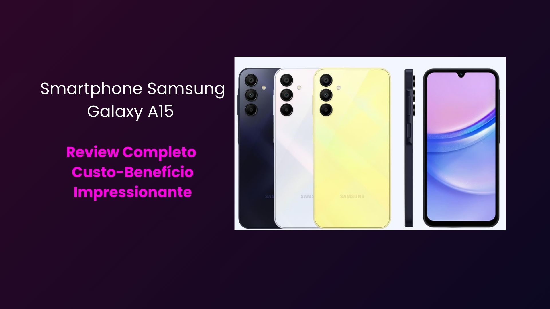 Smartphone Samsung Galaxy A15