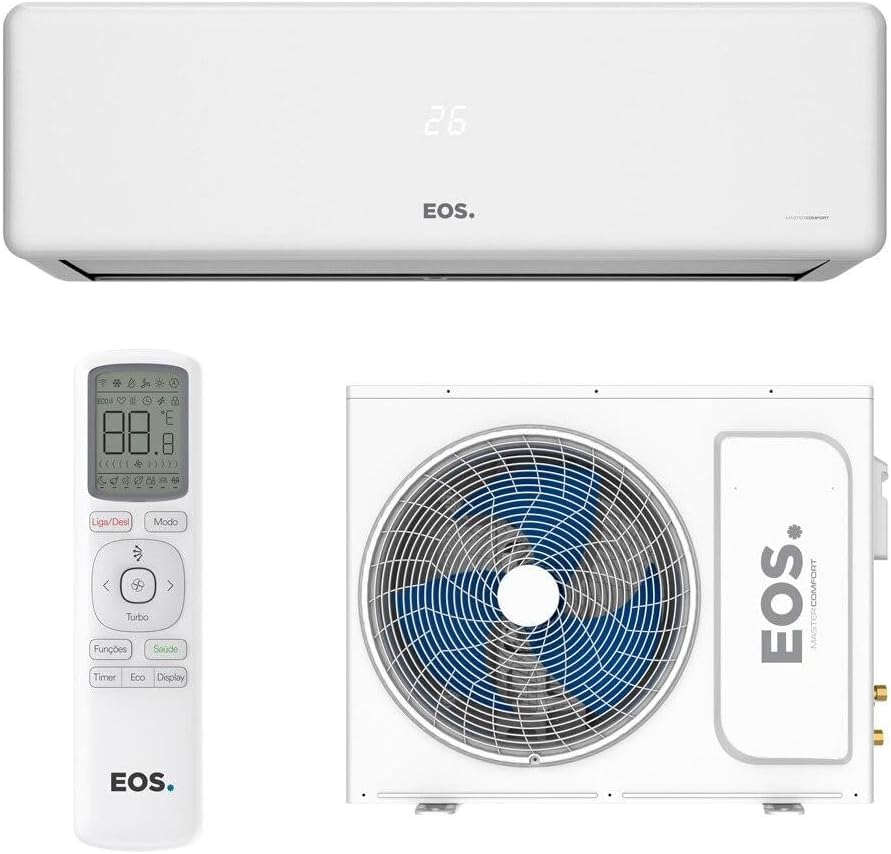 Ar-condicionado-Split-9000-Btus-Eos-Master-Confort-On-off-High-Wall Ar Condicionado Split Inverter Springer Midea Xtreme Save Connect 12000 Btus: Vale a Pena ?