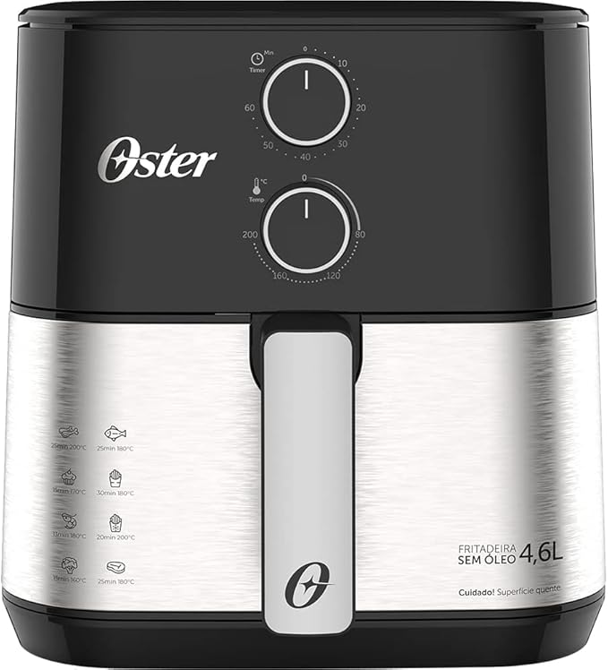 Fritadeira-Sem-Oleo-Oster-127V- Fritadeira Airfryer Philips Walita 6,2 litros Série 1000 XL Review Completo