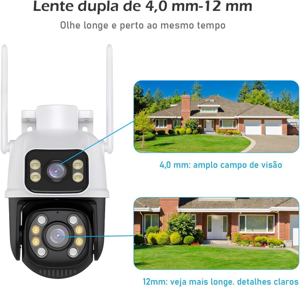 Camera-de-Seguranca-Wi-Fi-1024x978 Câmera de Segurança Wi-Fi com Visão Noturna e Detecção Inteligente