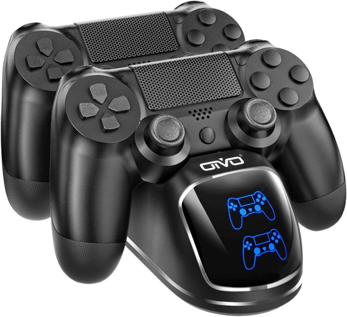 Estacao-de-carregamento-com-controle-PS4-estacao-de-carregamento-Oivo-PS4 Câmbio Logitech G Driving Force Review Completo