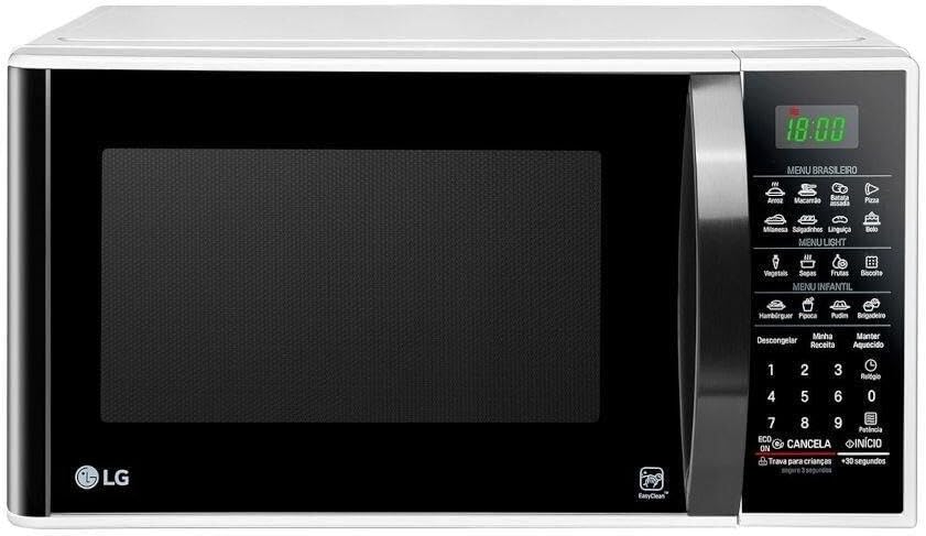 Forno-de-Micro-ondas Forno Micro-Ondas Midea 20L Prata Espelhado Compacto, Potente e Elegante