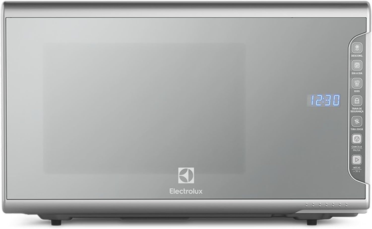 Micro-ondas-Electrolux-31L Forno Micro-Ondas Midea 20L Prata Espelhado Compacto, Potente e Elegante
