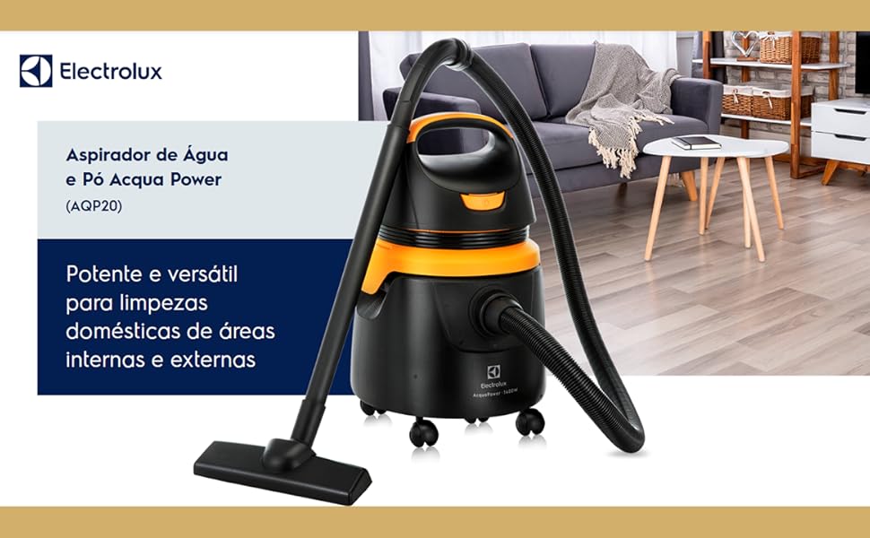Aspirador de Pó e Água Electrolux