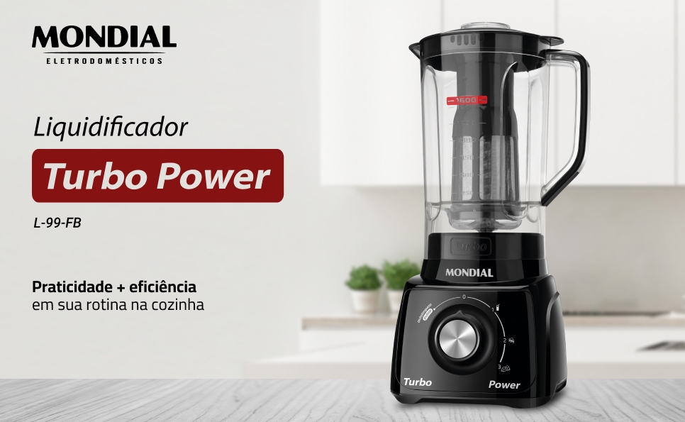 Liquidificador Mondial Turbo