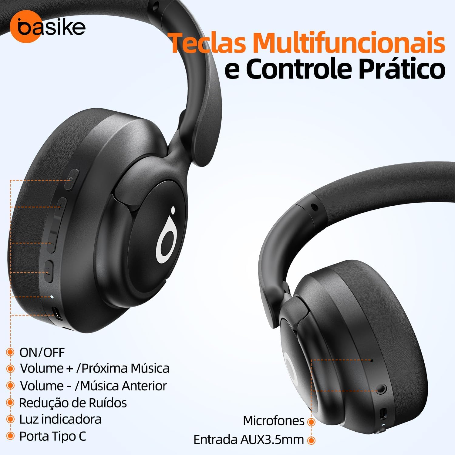 fone-Bluetooth-barato Fone de Ouvido Bluetooth Basike LE29 2025: Vale a Pena?